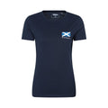 Navy-Navy - Front - Mountain Warehouse Womens-Ladies West Highland Way T-Shirt