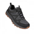 Front - Mountain Warehouse Mens Route Suede Waterproof Outdoor Walking Shoes
