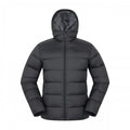 Front - Mountain Warehouse Mens Stratus Down Packable Hooded Jacket