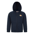 Front - Mountain Warehouse Childrens/Kids Walking Bear Full Zip Drawstring Hoodie