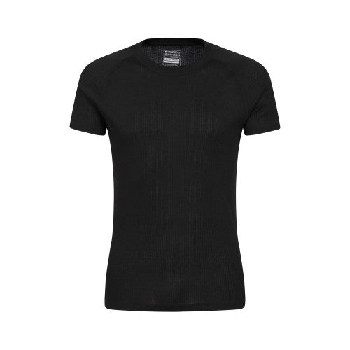Front - Mountain Warehouse Mens Talus Round Neck Short-Sleeved Thermal Top