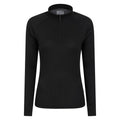 Front - Mountain Warehouse Womens/Ladies Talus Zip Neck Long-Sleeved Thermal Top