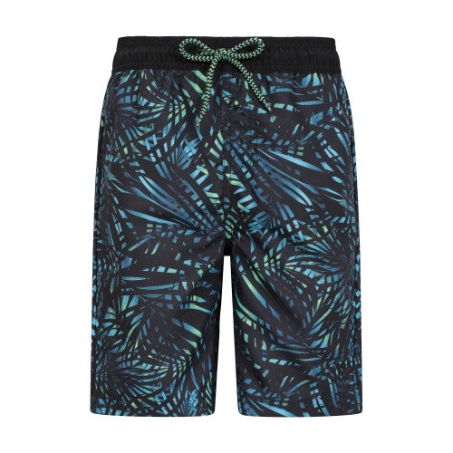 Front - Mountain Warehouse Childrens/Kids Wave Long Length Swim Shorts