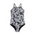 Front - Animal Womens/Ladies Zora Tropical Leaves One Piece Swimsuit