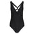 Front - Mountain Warehouse Womens/Ladies Maldives Slim One Piece Swimsuit