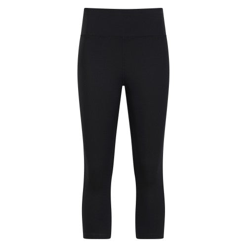 Front - Mountain Warehouse Womens/Ladies Blackout Capri High Waist Leggings