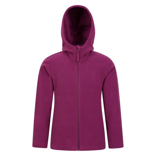 Front - Mountain Warehouse Childrens/Kids Camber Full Zip Hoodie