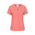 Front - Mountain Warehouse Womens/Ladies Paris Embroidered Top