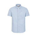 Front - Mountain Warehouse Mens Checked Easy-Care Shirt