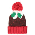 Front - Mountain Warehouse Christmas Pudding Beanie