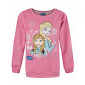 Front - Disney Frozen Childrens/Girls Official Anna & Elsa Freezing Heart Sweatshirt