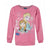 Front - Disney Frozen Childrens/Girls Official Anna & Elsa Freezing Heart Sweatshirt