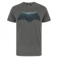 Front - Justice League Mens Batman Logo T-Shirt