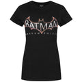 Front - Batman Womens/Ladies Arkham Knight Logo T-Shirt