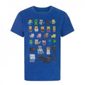 Front - Minecraft Official Boys Sprites Characters T-Shirt
