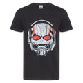 Front - Marvel Official Mens Ant-Man Helmet T-Shirt
