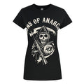 Front - Sons Of Anarchy Womens/Ladies Reaper T-Shirt