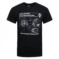 Front - Star Wars Official Mens Haynes Darth Vader T-Shirt