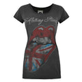 Front - Amplified Womens/Ladies The Rolling Stones UK Lick T-Shirt