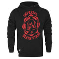 Front - Star Wars Official Mens Imperial Death Stars College Hoodie