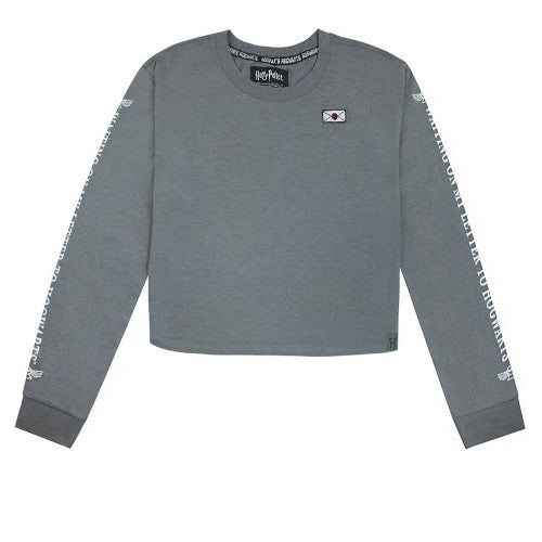 Front - Harry Potter Womens/Ladies Waiting On My Letter Cropped Sweatshirt