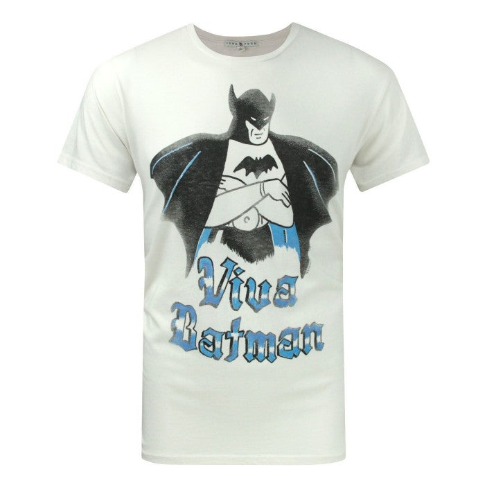 Front - Junk Food Mens Viva Batman T-Shirt
