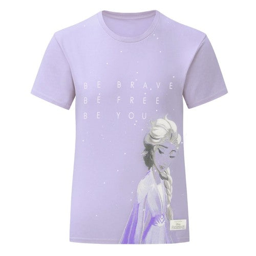 Front - Frozen II Girls Elsa T-Shirt