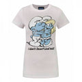 Front - Junk Food Womens/Ladies Smurf And Tell The Smurfs T-Shirt