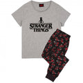 Front - Stranger Things Womens/Ladies Long Pyjama Set