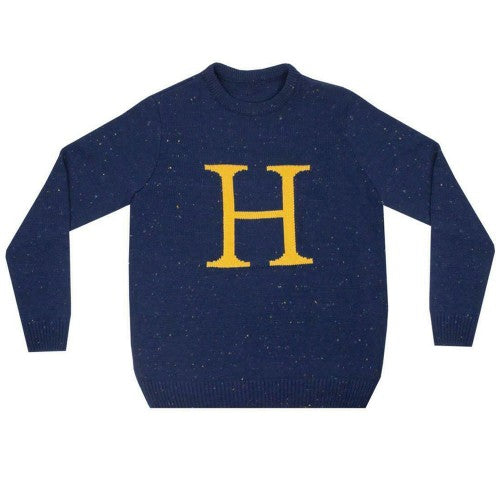 Front - Harry Potter Unisex Adult H Knitted Sweatshirt