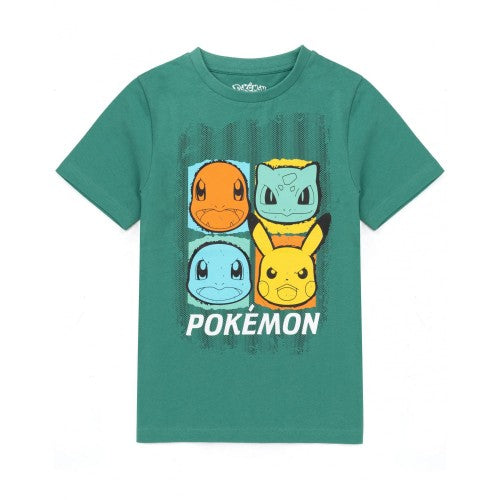 Front - Pokemon Boys Characters T-Shirt
