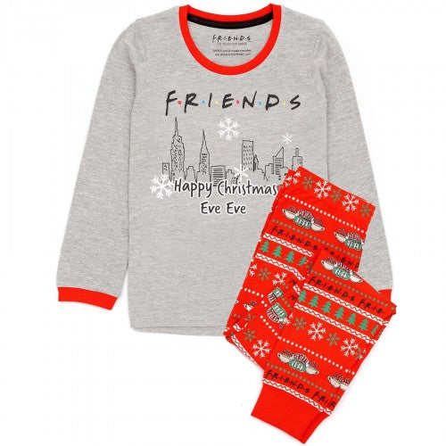 Front - Friends Boys Christmas Pyjama Set