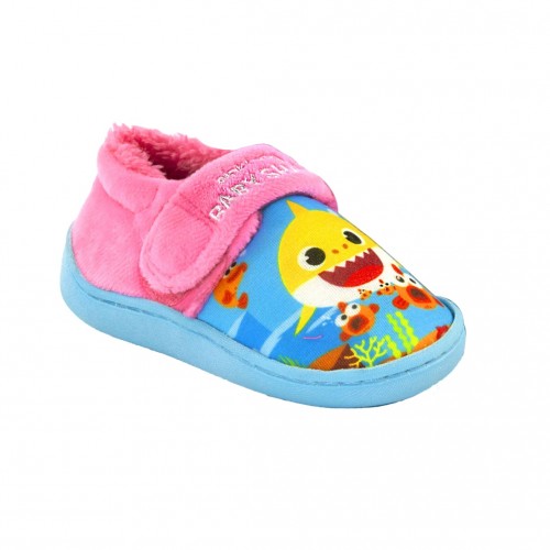 Front - Baby Shark Girls Slippers