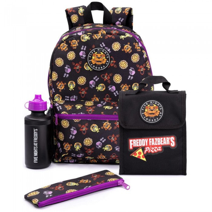 Front - Five Nights At Freddys Backpack Set
