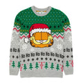 Front - Garfield Unisex Adult Knitted Christmas Jumper