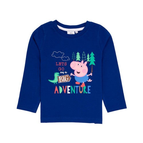 Front - Peppa Pig Childrens/Kids Long-Sleeved T-Shirt