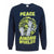 Front - Rick And Morty Mens Peace Among Worlds Sweatshirt