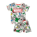 Front - Marvel Boys Superhero Short Pyjama Set