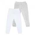 Front - Girls Cotton Dotted Pyjama Bottoms (Pack of 2)