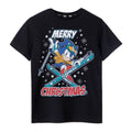 Front - Sonic The Hedgehog Boys Merry Christmas T-Shirt