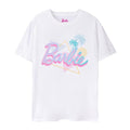 Front - Barbie Womens/Ladies Palm Tree T-Shirt