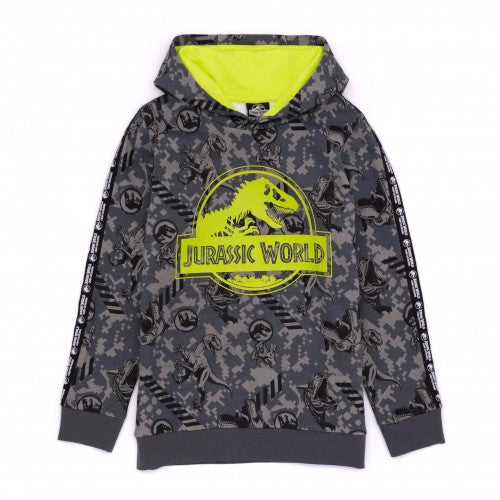 Front - Jurassic World: Camp Cretaceous Childrens/Kids Logo Hoodie