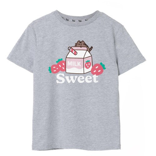Front - Pusheen Girls Sweet Sips T-Shirt