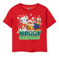 Front - Paw Patrol Boys Merry Christmas T-Shirt