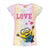 Front - Despicable Me Childrens/Kids Love Short-Sleeved T-Shirt