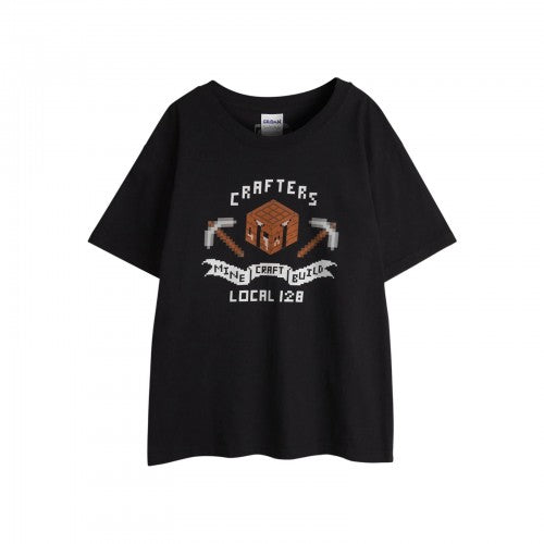 Front - Minecraft Boys Short-Sleeved T-Shirt