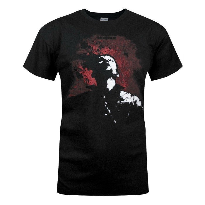 Front - The Walking Dead Mens Shot In The Head T-Shirt
