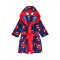 Front - Spider-Man Boys All-Over Print Hooded Robe