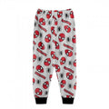 Front - Spider-Man Boys Face Short-Sleeved Long Pyjama Set