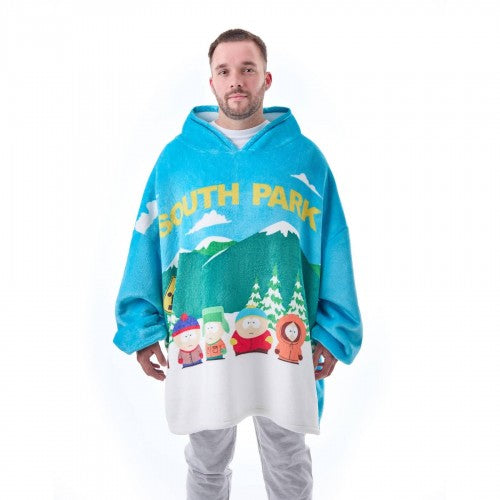 Front - South Park Mens Hoodie Blanket